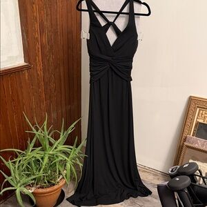 Laundry By Shelli Segal Black Backless Dress